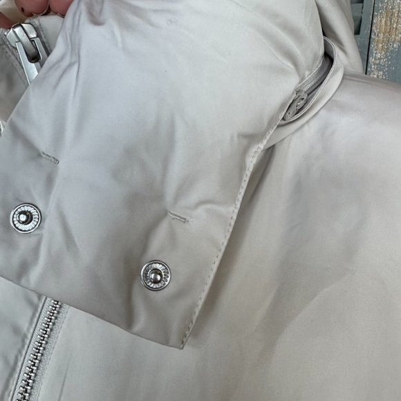 COS Hooded Recycled Down Puffer Coat Sz L Cream NWOT - Picture 16 of 16